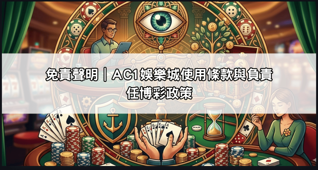 免責聲明｜AC1娛樂城使用條款與負責任博彩政策